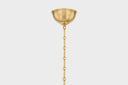 Aged Brass and Darkest Blue Houghton Lantern 19" x 32.75" by Hudson Valley, view 2