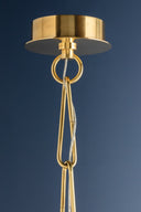 Aged Brass and Old Bronze Huntington Chandelier 60" by Hudson Valley, view 5