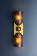 Aged Brass Hurleyville Wall Sconce 4.25" by Hudson Valley, view 3