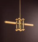 Vintage Brass Hydra Linear 47.75" by Corbett Lighting, view 2
