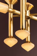 Vintage Brass Hydra Linear 47.75" by Corbett Lighting