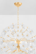 Gold Leaf Hygea Chandelier 33" by Corbett Lighting
