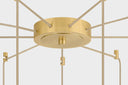 Aged Brass Ironwood Chandelier 30" x 38.25" by Hudson Valley, view 3