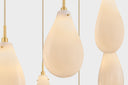 Aged Brass Ironwood Chandelier 30" x 38.25" by Hudson Valley, view 2