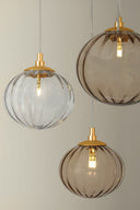 Vintage Gold Leaf Istanbul Chandelier 40" by Corbett Lighting, view 4