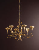Vintage Gold Leaf Innsbruck Chandelier 38" by Corbett Lighting