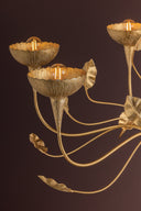 Vintage Gold Leaf Innsbruck Chandelier 38" by Corbett Lighting, view 7