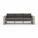 LEROY OUTDOOR SOFA, WEATHERED GREY