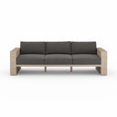 LEROY OUTDOOR SOFA, WASHED BROWN