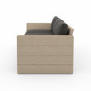 LEROY OUTDOOR SOFA, WASHED BROWN