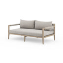 SHERWOOD OUTDOOR SOFA, WASHED BROWN