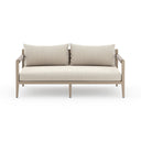 SHERWOOD OUTDOOR SOFA, WASHED BROWN