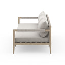 SHERWOOD OUTDOOR SOFA, WASHED BROWN