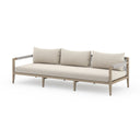 SHERWOOD OUTDOOR SOFA, WASHED BROWN