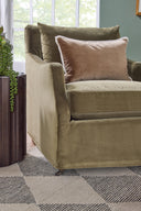 Jade Slipcover Club Chair