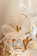 Gold Leaf Jasmine Wall Sconce 9" by Corbett Lighting, view 2