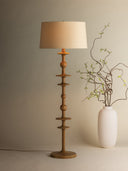 Aged Brass Jefferson Heights Floor Lamp 22" by Hudson Valley, view 6