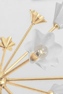Vintage Gold Leaf Julieta Chandelier 40.25" by Corbett Lighting, view 2
