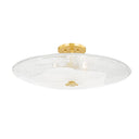 Aged Brass Lago Semi Flush 24" by Hudson Valley