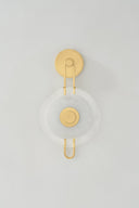 Aged Brass Keuka Park Wall Sconce 10" by Hudson Valley, view 3