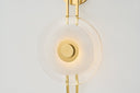 Aged Brass Keuka Park Wall Sconce 10" by Hudson Valley, view 4