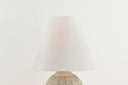 Ceramic Ivory Petal Capers Table Lamp 19" by Hudson Valley, view 12