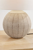 Ceramic Ivory Petal Capers Table Lamp 19" by Hudson Valley, view 11