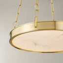 Aged Brass Kirby Chandelier 20" by Hudson Valley, view 2