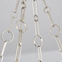 Polished Nickel Kirby Chandelier 30" by Hudson Valley, view 2