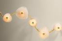 Vintage Gold Leaf Kune Close-To-Ceiling 22.25" by Corbett Lighting, view 5