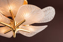Vintage Gold Leaf Kamal Semi Flush 28.5" by Corbett Lighting, view 2