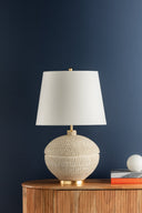 Gold Leaf Katonah Table Lamp 15.5" by Hudson Valley, view 6