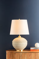 Gold Leaf Katonah Table Lamp 15.5" by Hudson Valley, view 7