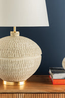 Gold Leaf Katonah Table Lamp 15.5" by Hudson Valley, view 3