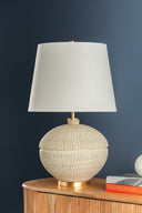 Gold Leaf Katonah Table Lamp 15.5" by Hudson Valley, view 2