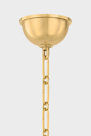 Aged Brass Kensington Pendant 10" by Hudson Valley, view 7