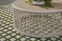 Knit Outdoor Round Coffee Table