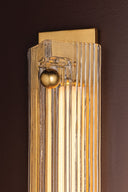 Vintage Gold Leaf Konstanze Wall Sconce 5.25" by Corbett Lighting, view 2