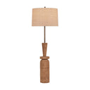 Ceramic Ash Brown Kinloch Floor Lamp 24" by Hudson Valley