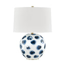 White Blue Point Table Lamp 16" by Hudson Valley