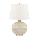 Gold Leaf Katonah Table Lamp 15.5" by Hudson Valley