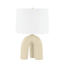Ceramic Gossamer Ivory Mills Pond Table Lamp 13.75" by Hudson Valley