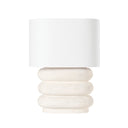 Ceramic Weathered Ivory Ewing Table Lamp 18" by Hudson Valley