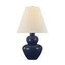 Ceramic Egyptian Blue Dumont Table Lamp 19" by Hudson Valley
