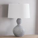 Ceramic Coastal Blue Cairns Table Lamp 18.5" by Hudson Valley, view 4