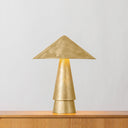 Vintage Gold Leaf Foxton Table Lamp 18" by Hudson Valley, view 2