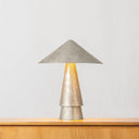 Warm Silver Leaf Foxton Table Lamp 18" by Hudson Valley, view 2