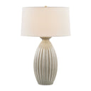 Ceramic Taupe Velvet Box Elder Table Lamp 19.5" by Hudson Valley