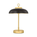 Aged Brass Hector Rechargeable Table Lamp 11" by Hudson Valley