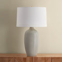 Ceramic Frost Grey Crackle Elk River Table Lamp 19" by Hudson Valley, view 2
